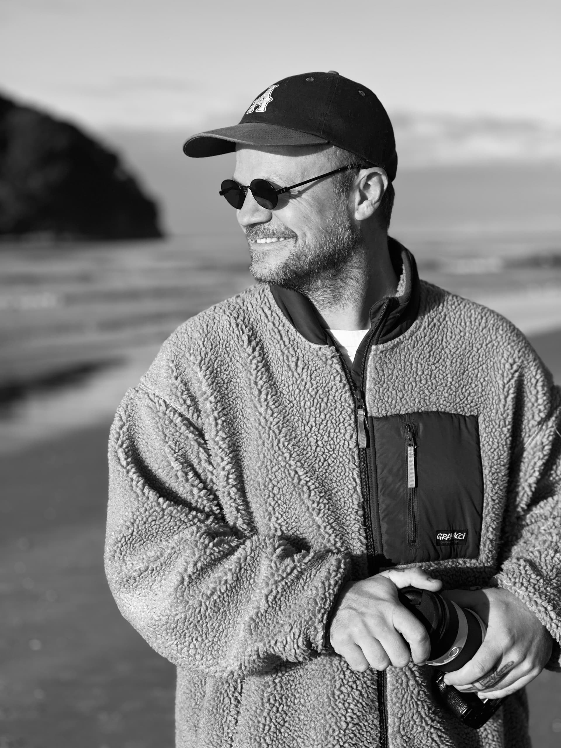 Nick Whittaker photographed in Whangamata, New Zealand